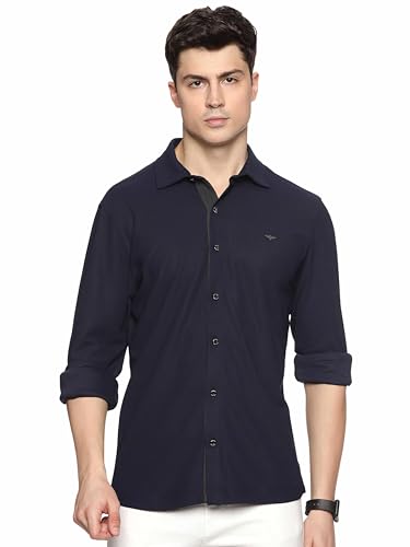 Image of STELLERS Men's Premium Full Sleeve Shirt | Feather Touch Feel| Regular Fit| Odour Resistant| Anti-Static| Wrinkle Free| Quick Dry | Stretchable| Lightweight| Sweat-Proof