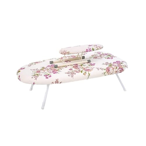 Petite table à repasser de table portable pliable réglable pour buanderie D