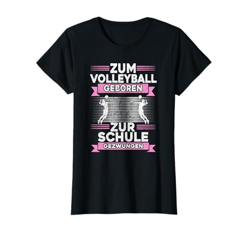 Volleyball Damen Schule Beachvolleyball Mädchen T-Shirt