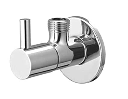 Torofy Stainless Steel Turbo Angle Cock Bathroom Kitchen Tap Foam Flow with Wall Flange