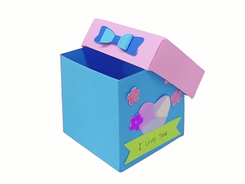 DELORIGIN 3D Gift Box Dies for Card Making Metal Cutting Dies Bags Molds Stencil Templates for Christmas Wedding Party Decor DIY Paper Craft