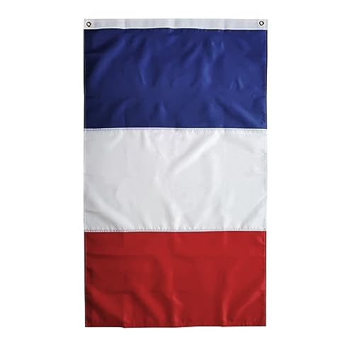 Drapeau français, couleurs vives drapeau national français drapeau de jardin résistant à la décoloration avec œillets | drapeaux