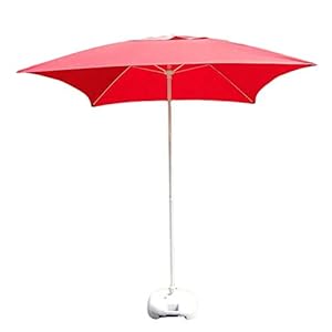 Parasols 6,6 Ft / 2 M Vierkante Patio Tuintafelparaplu, Perfect Voor Buitentuin, Strand Commerciële Evenementenmarkt…