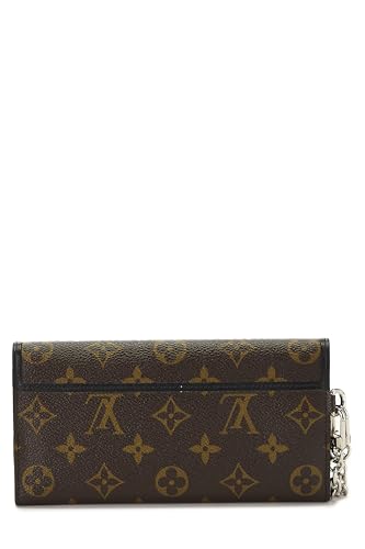 Pre-Loved Brown Macassar Portefuille Long Wallet, Brown3