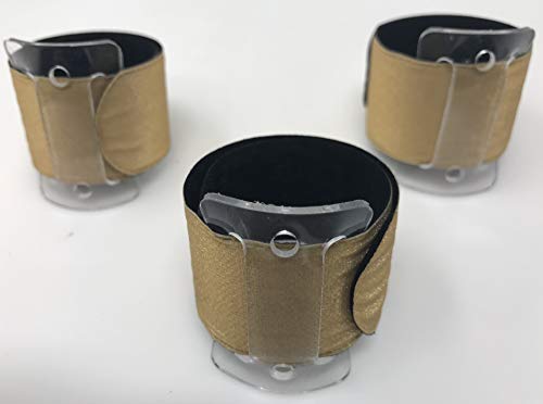 Floral Supply Online - Slaplet Sparkle Wristlet. Corsage Snap/Shimmer Wrap Floral Bracelets for Wedding, Prom, Dance or Events. (Pack of 3 Gold)2