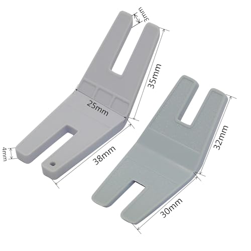 2 piezas de pie prensatela para costuras gruesas miniatura 3
