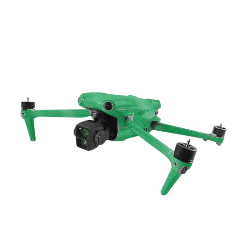 Image of MightySkins Glossy Glitter Skin Compatible with DJI Air 3 - Solid Green | Protective, Durable High-Gloss Glitter Finish | Easy to Apply