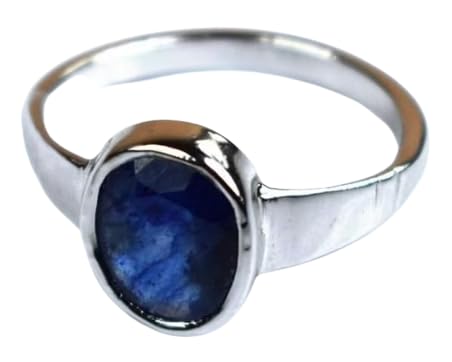 Neelam Stone Ring 3 Ratti/2.75 Carat Blue Sapphire Stone Ring Ori...