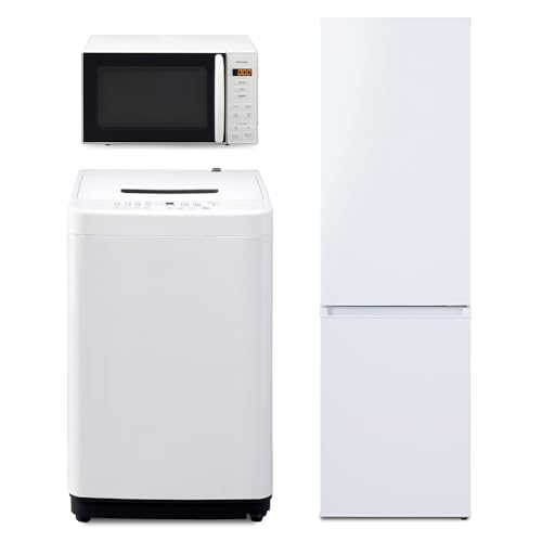 アイリスオーヤマ 新生活セット 家電セット 3点セット 洗濯機4.5kg 白+冷蔵庫170L 白+レンジ17L 白