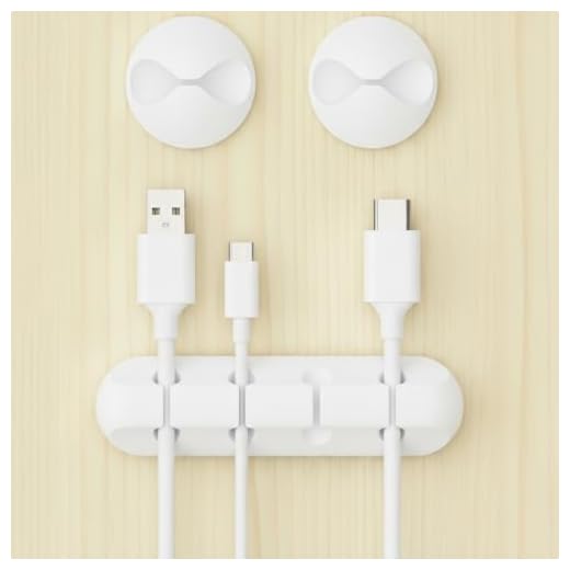 Cable Clips,3Pack Cord Management, Adhesive Phone Charging Keeper, Wire Organizer Holder for Nightstand, Home Office Desk Accessories