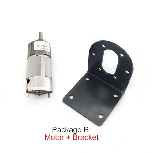 Moteur électrique 12V 24V 37GB555 réversible à couple élevé