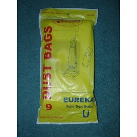 Sacs d'aspirateur Eureka Style U, lot de 9 protections pour une maison propre et saine