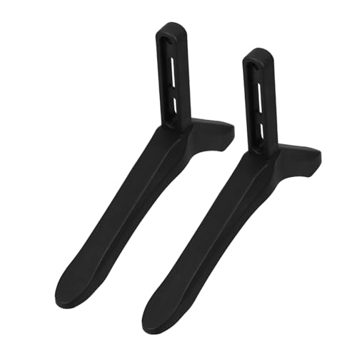 Pieds de meuble TV Toyvian support de remplacement noir pour LCD