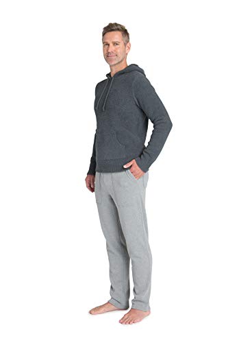 Barefoot Dreams CozyChic Men’s Pullover Hoodie, Light Sweater2