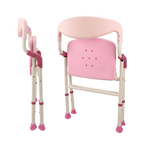Tabouret de douche sécurisé avec tapis antidérapant - Structure légère en alu - 6