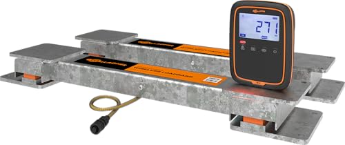 Gallagher W-0 Livestock Scale | Includes W-0 Digital Weigh Scale & 11,000 lb Heavy-Duty Load Bars | Portable, Chute-Mount System for Cattle & Livestock