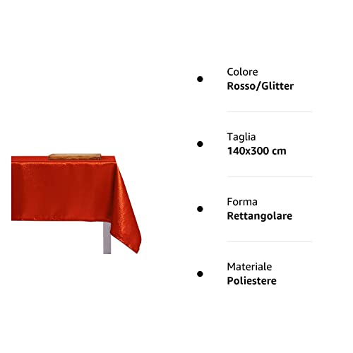 INTRECCI Tovaglia Antimacchia Rettangolare Rotonda...