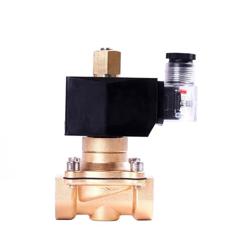 Électrovanne laiton 12V normalement ouverte vanne 3/8 NBR eau air - 4