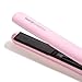 Almost Famous Hair Straightener with Ceramic Plates, Adjustable Heat Setting, Professional Beauty Tool for All Hair Type - Pink