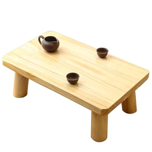 Table basse style japonais vintage salon table basse rectangulaire beige
