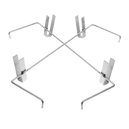 HAKIDZEL 2Piezas Soporte de Marco Inoxidable Apicultura Herramienta Resistente y Duradera Eficiencia el Trabajo con Colmenas