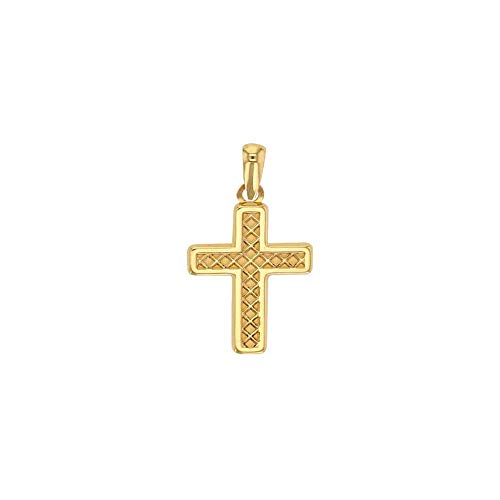 Croix en Or 750/1000 avec motifs croisés, un bijou d'exception