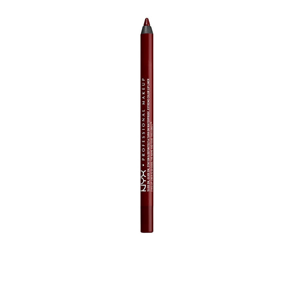 NYX PROFESSIONAL MAKEUP Slide On Lip Pencil, Lip Liner - Dark Soul (Deep Wine Red)