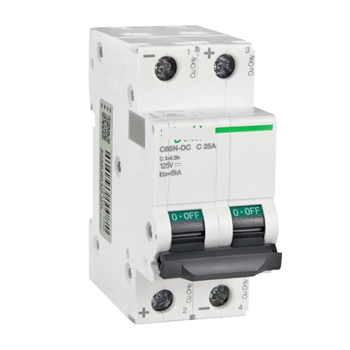 Disyuntor C65N-DC Multi 9 de 2 polos y 40A para control de corriente continua 2