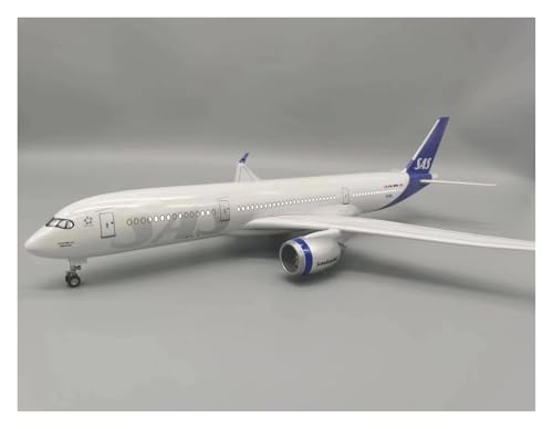Avión de metal A350-900 para decorar estudios de aviación de 47 cm 5
