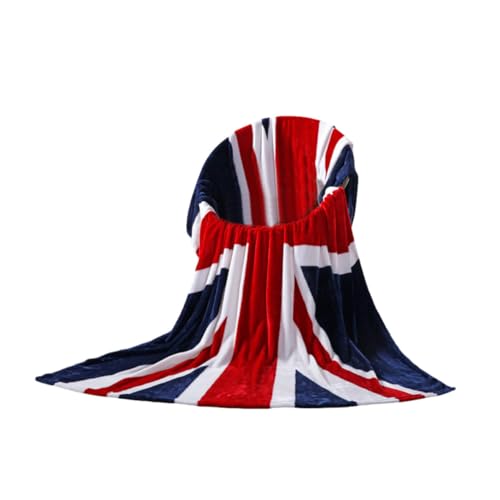 Couverture en flanelle légère motif drapeau en polyester - 2
