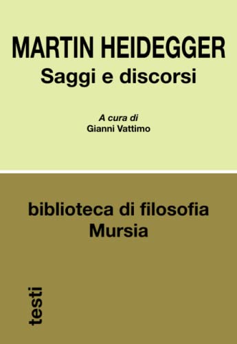  Saggi e discorsi
