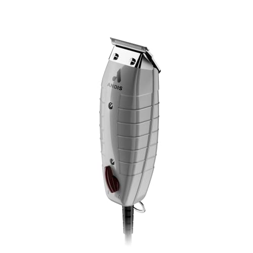 Andis 04780 Professional T-Outliner Beard & Hair Trimmer for Men with Carbon Steel T-Blade, Bump Free Technology – Corded Electric Beard Trimmer, GTO, Grey by Andis - Image 8