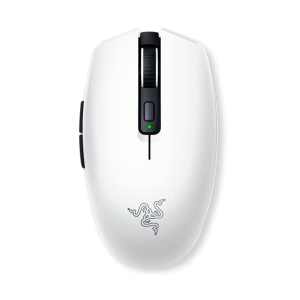 Razer Orochi V2 Mobile Wireless Gaming Mouse: Ultra Lightweight - 2 Wireless Modes - Up to 950hrs Battery Life - Mechanical Mouse Switches - 5G Advanced 18K DPI Optical Sensor - White