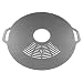 Produktbild FireDeifi Grillplatte | Feuerplatte | Plancha | BBQ für Feuertonne, Feuerschale und Kugelgrill  Ø80 cm  hochwertiger 5 mm Stahl  Made in Bavaria - einmaliges Grillerlebnis