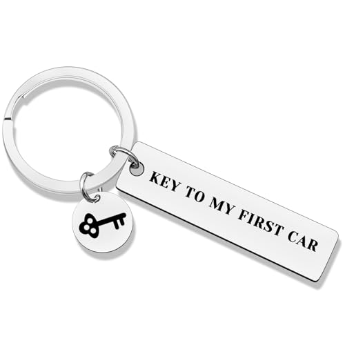 Jielahua New Driver Keychain Gifts Drivers License Gifts First Car Gifts First Time Car Owner Gifts Sweet Sixteen Gifts Driver Keychain for Son Daughter Friends New Driver Gifts for New Car Owner