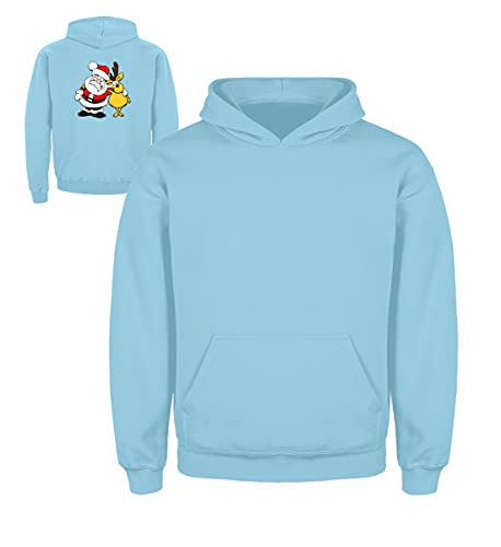 Sweat à capuche père Noël enfant en coton et polyester premium - 3