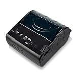 NETUM 80mm Wireless Bluetooth Receipt Thermal Printer Portable Personal Bill Printer 3 Inches Mini USB POS Printer Compatible with Android/iOS/PC/Windows/Linux NT-8003
