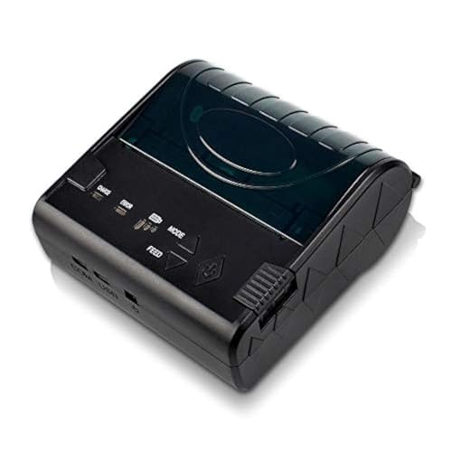 NETUM Impresora de Recibos térmica inalámbrica Bluetooth de 80 mm 3 Pulgadas Mini USB POS Impresora de facturas personales Compatible con Android/iOS/PC/Windows/Linux NT-8003
