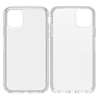 OtterBox Cover per iPhone 11 Pro Max Symmetry Clear, resistente a shock e cadute fino a 2 metri, cover sottile, testata 3x vs norme anti caduta MIL-STD 810G,Trasparente