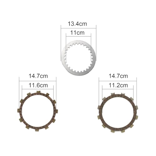Kit d'embrayage acier et friction pour XT600 TT600 5Y1-16331-01 - 2