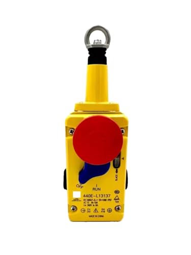 CHUNYE Safety Emergency Stop Pull Cord Switch 440E-L13042 440E-L13137 Pull