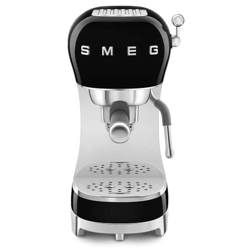 SMEG ECF02RDEU Siebträger Espresso-/Kaffemaschine black
