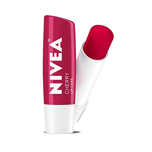 Nivea Cherry Lip Care - Tinted Lip Balm For Beautiful, Soft Lips - Pack Of 4 #TOP1