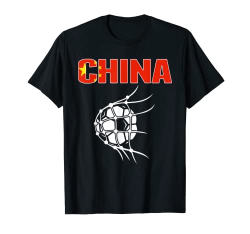 China Soccer Fans Jersey - Chinese Flag Football Ball in