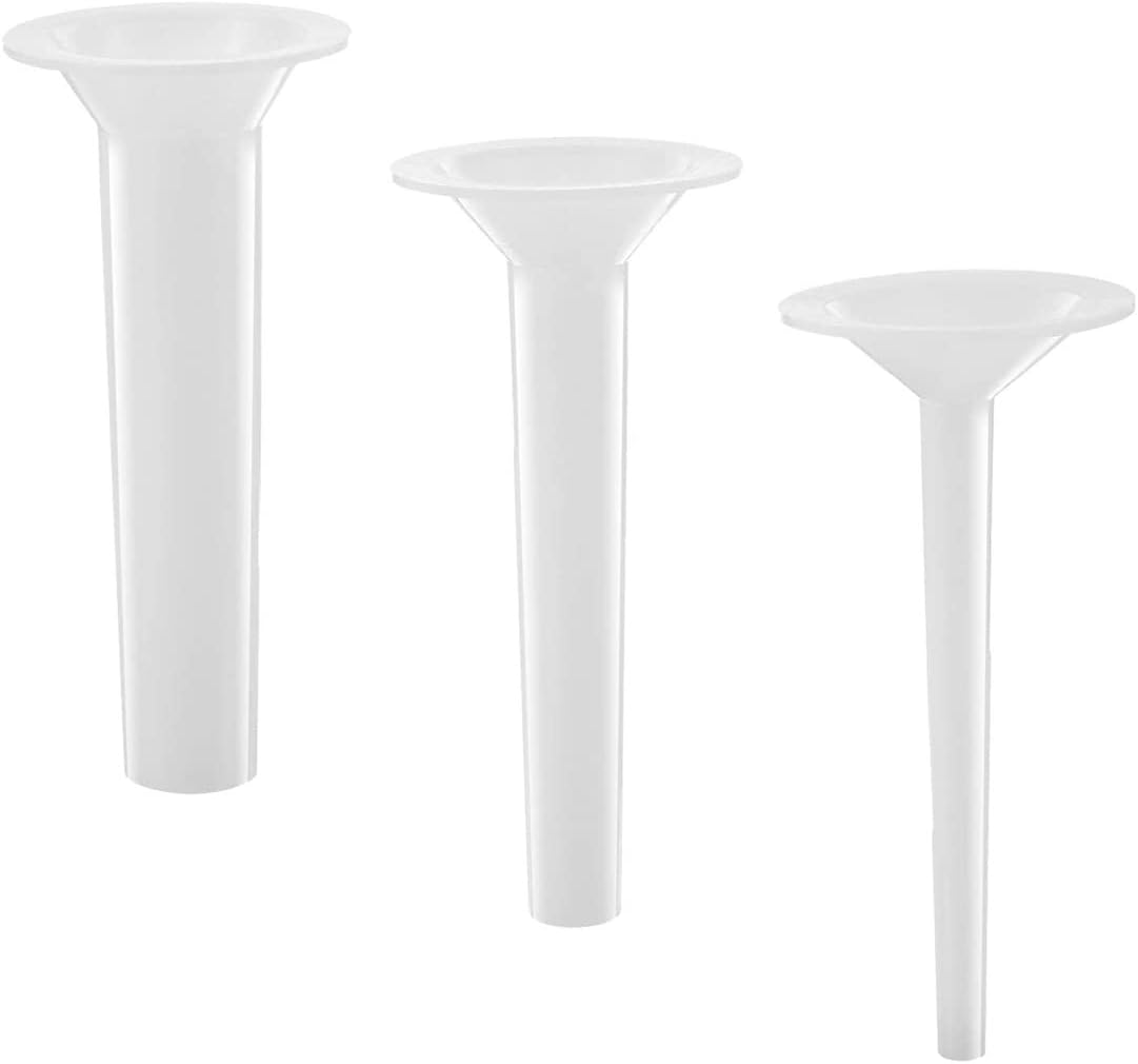 NOVSIX Manual Sausage Maker Meat Stuffer Filler Funnel Plastic Stuffing Tubes Hand Tools (for 10&12 lb)