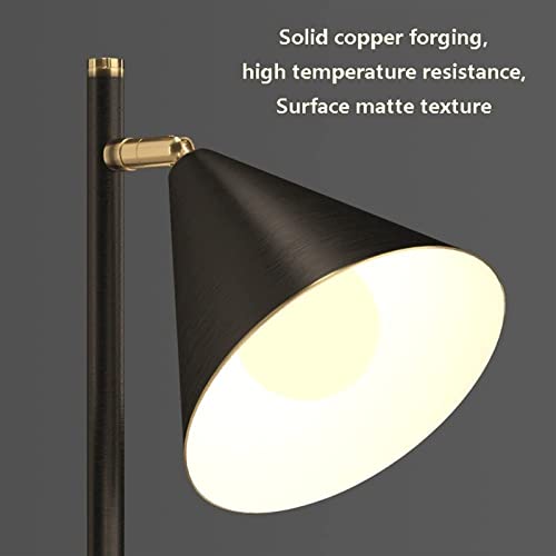 Lámpara de pared de cobre con soporte de metal moderno y luz ajustable cableada para interior 6