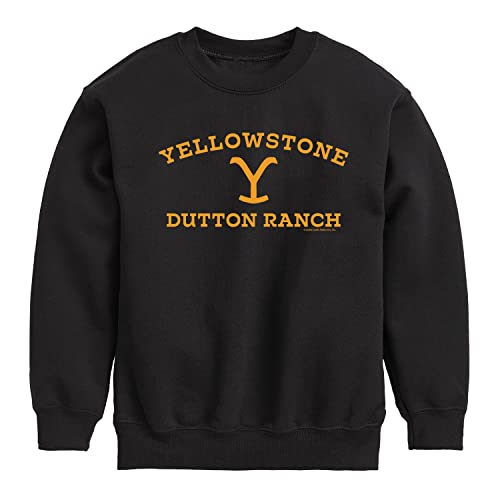 HYBRID APPAREL - Yellowstone - Yellowstone Y Dutton Ranch Logo - Toddler And Youth Crewneck Fleece Sweatshirt