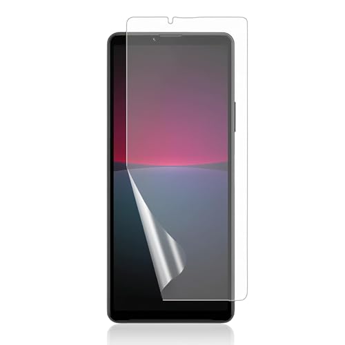 �y1�� �A���`�O���A&�w��F�ؑΉ��zFor Sony Xperia 10 VI �t�B���� �G�N�X�y���A 10 VI SO-52E/SOG14/XQ-ES44 �Ή��ی�t�B���� TPU�f�� 3D�݌v �T���T�� �^�b�`�� ���˖h�~ �����h�~ �C�A���X ����S�n