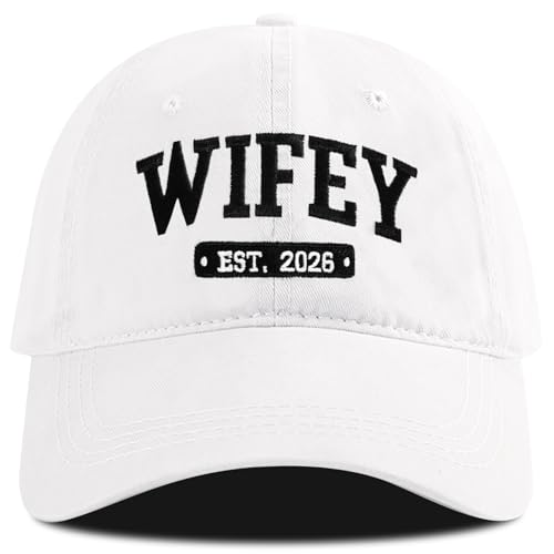 Bridal Shower Gifts for Bride Mrs Wifey Gift Hat Wedding Marriage Honeymoon Birthday for Wife Women