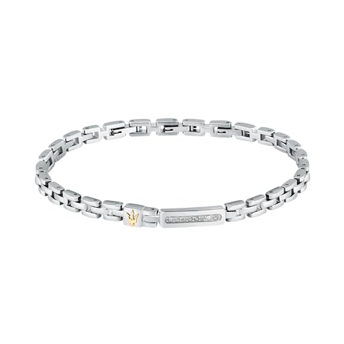 Pulsera Maserati hombre en acero inoxidable con diseño elegante ICONIC
